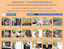 Tablet Screenshot of latinosexchat.com